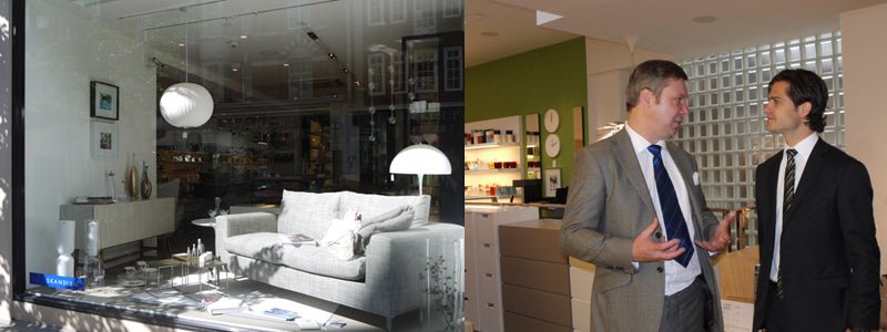 Prince Carl-Philip of Sweden at Skandium Marylebone. - Skandium London