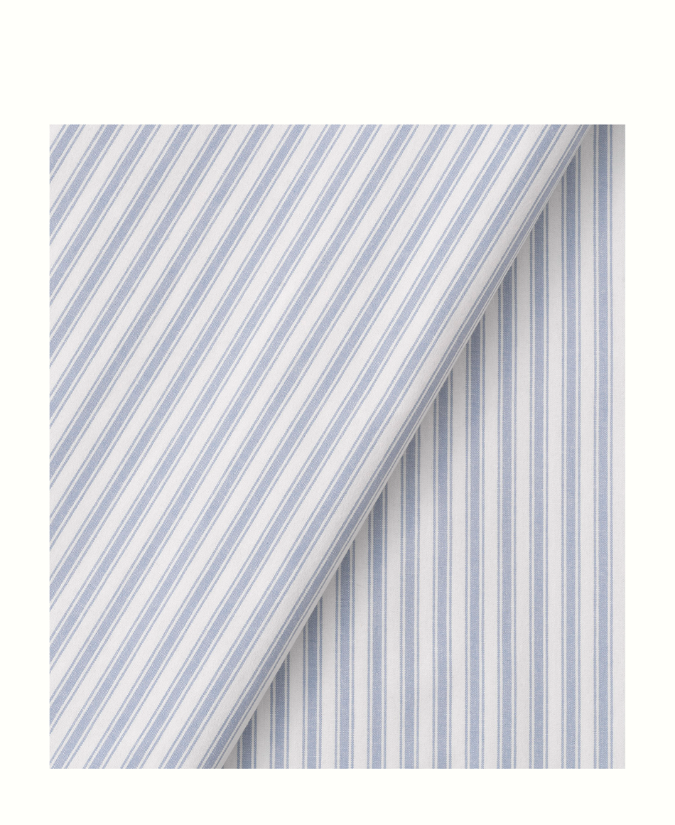 Curtain for Seaside Classic low loft bed, blue stripe