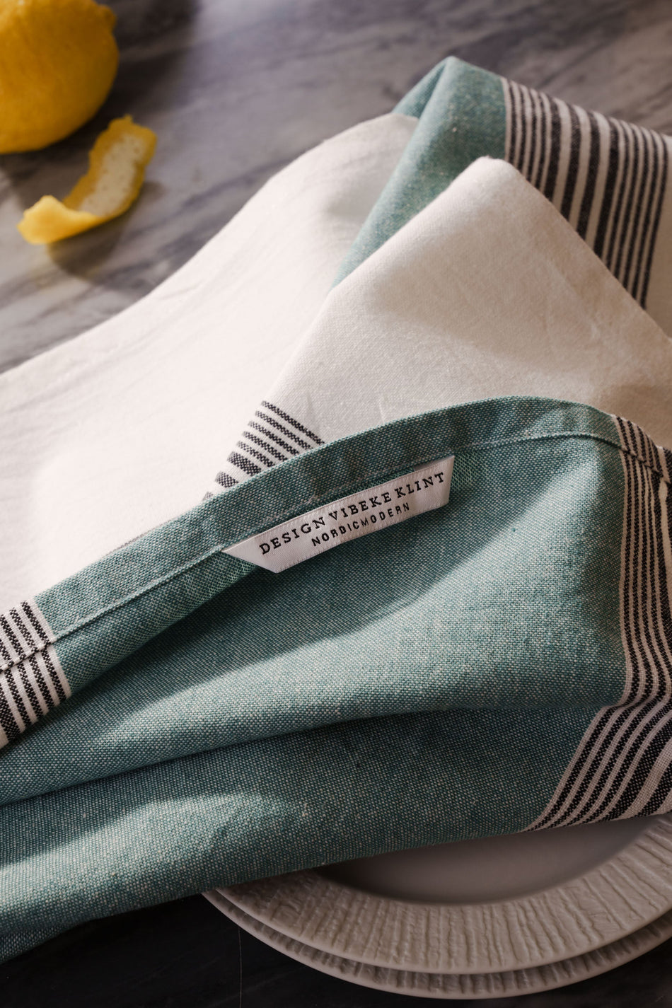 Dish Towels - 2 Pieces - Teal