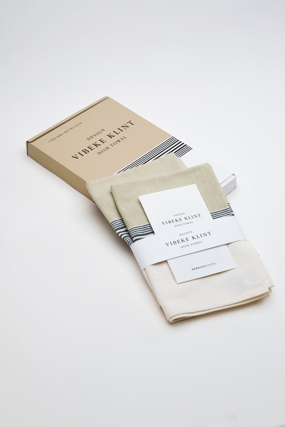 Dish Towels - 2 Pieces - Olive