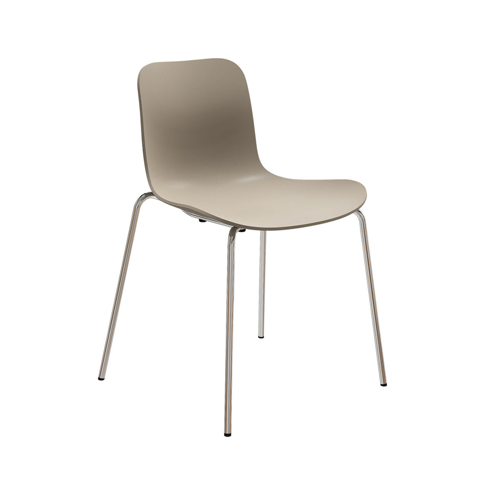 Langue Chair Polypropylene | Chrome