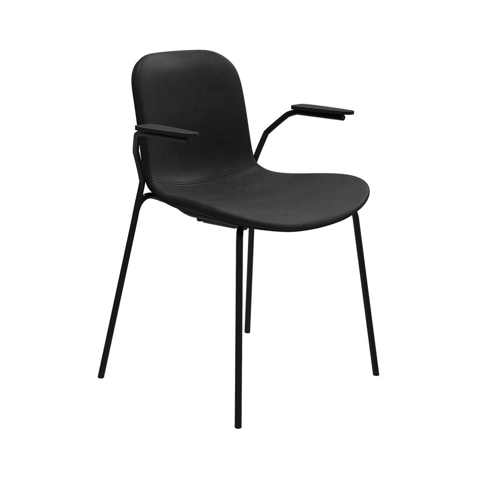 Langue Chair w/ Armrest | Powder Coated
