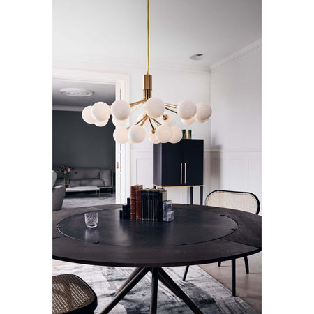 Apiales 18 brushed brass pendant lamp | Nuura | Skandium London