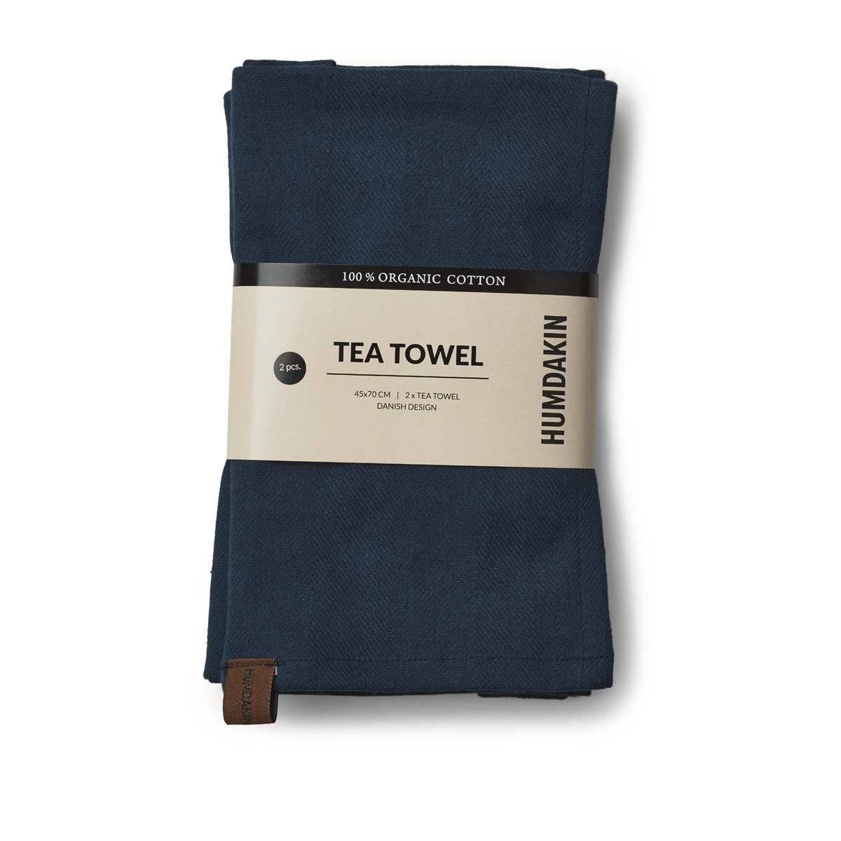 Organic tea towel - 2 pack | Humdakin | Skandium London