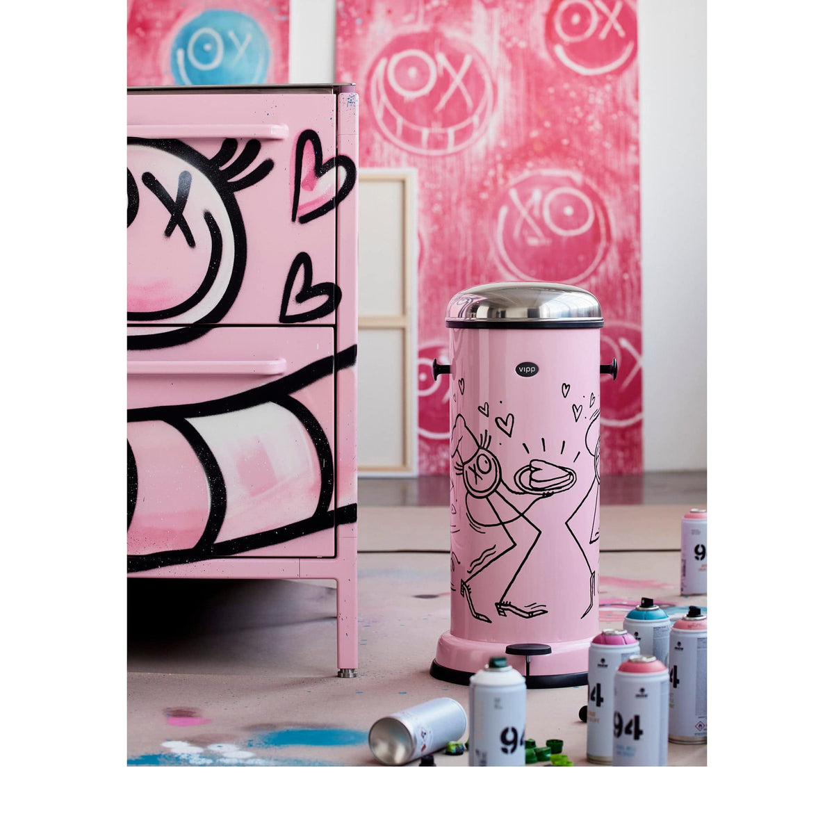 Vipp - VIPP16 - Bin 18L - The 'Amour' - Skandium London