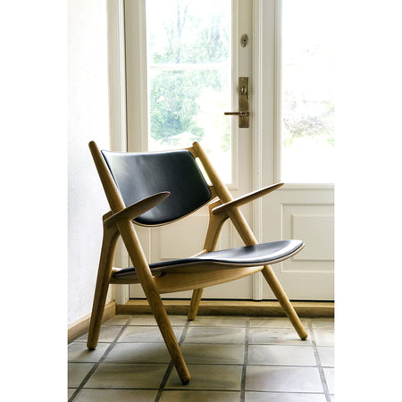 Carl Hansen - CH28 Upholstered Chair - Leather - Skandium London