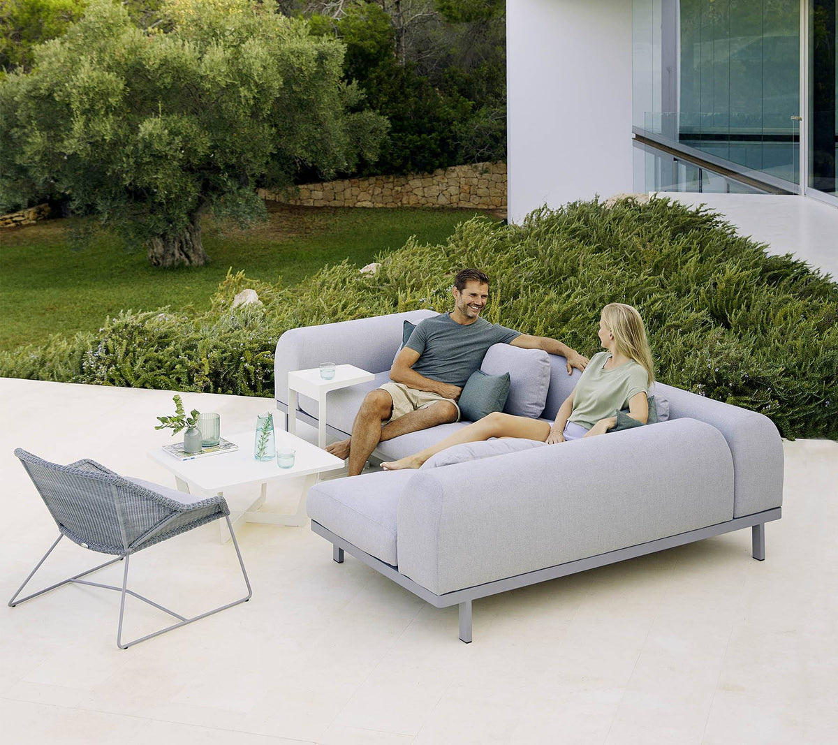 Cane-line - Space Sofa 2-seater module sofa - Skandium London