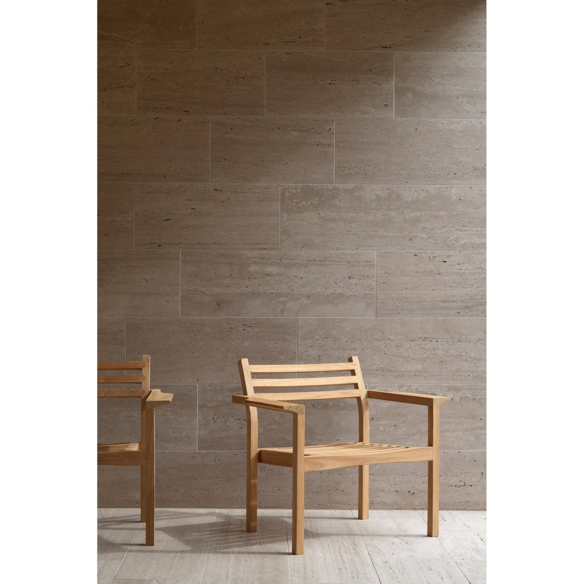 Carl Hansen - AH601 Lounge Chair - untreated teak - Skandium London