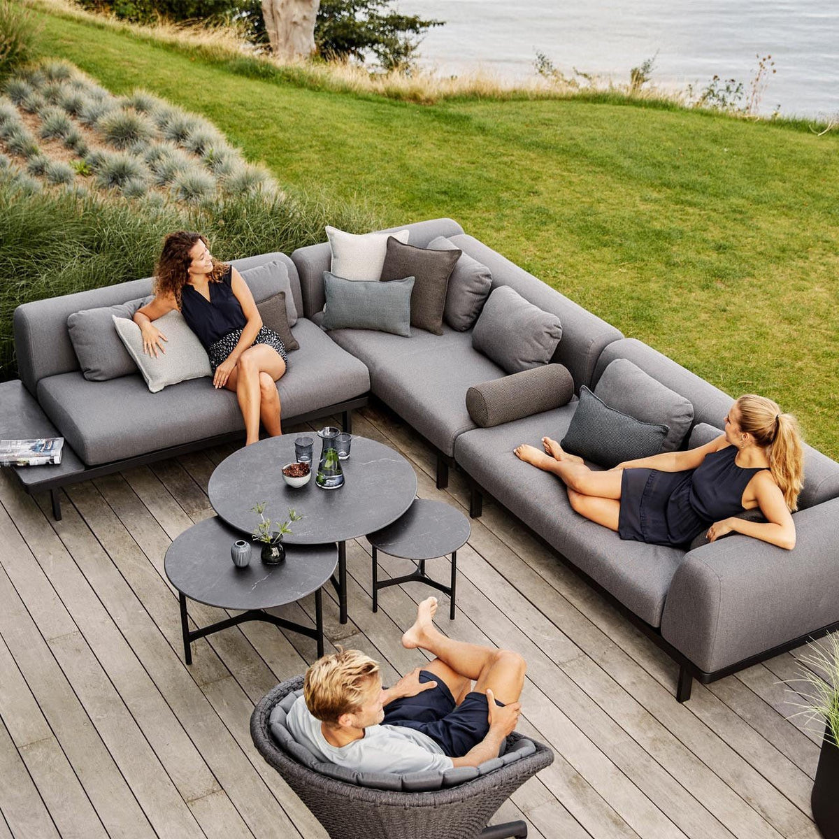 Cane-line - Space Sofa 2-seater module sofa - Skandium London
