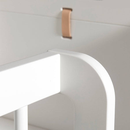 Mini + low loft bed - White/oak | Oliver Furniture | Skandium London