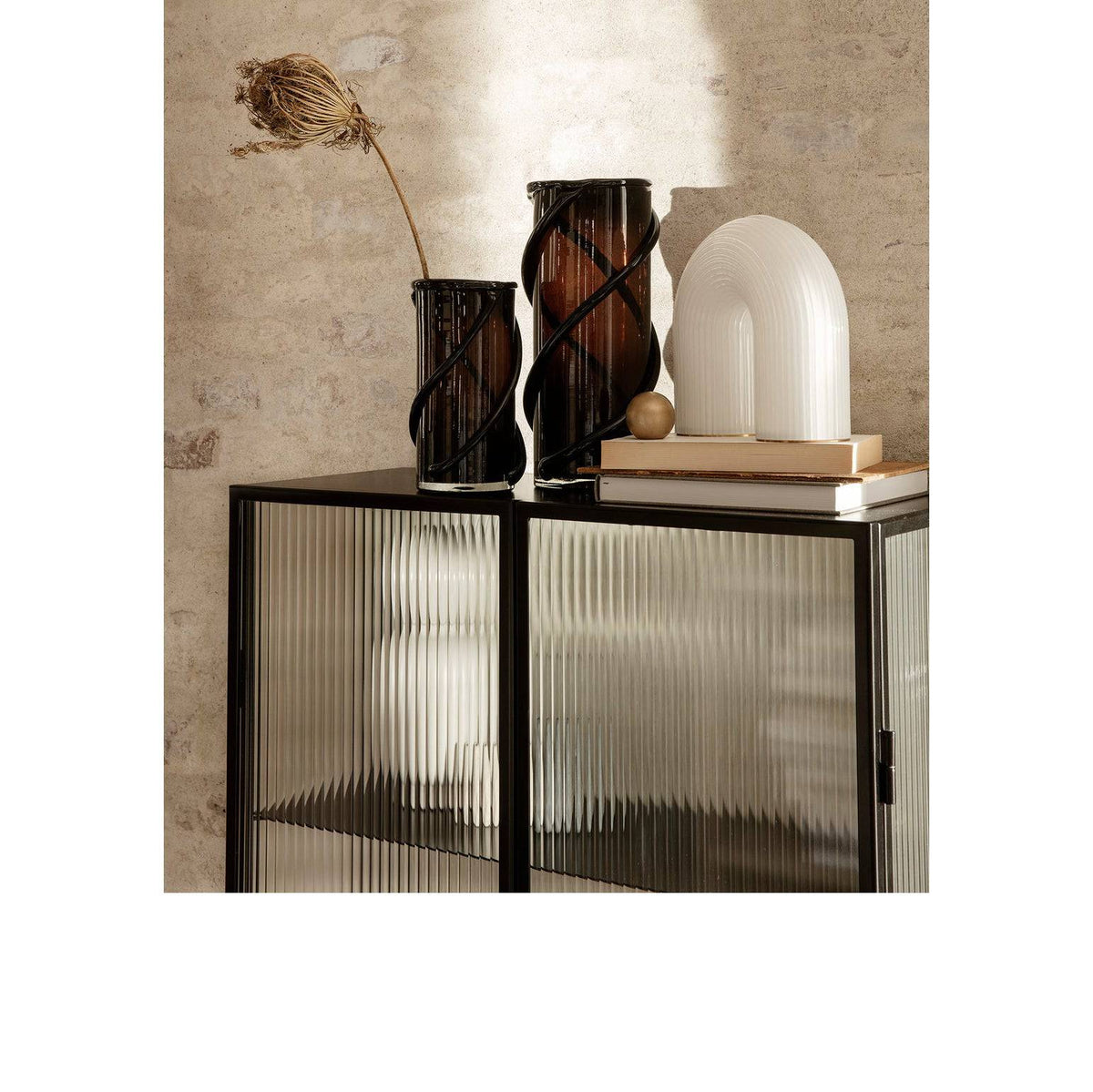 Ferm Living - Haze Vitrine - Reeded glass - Skandium London