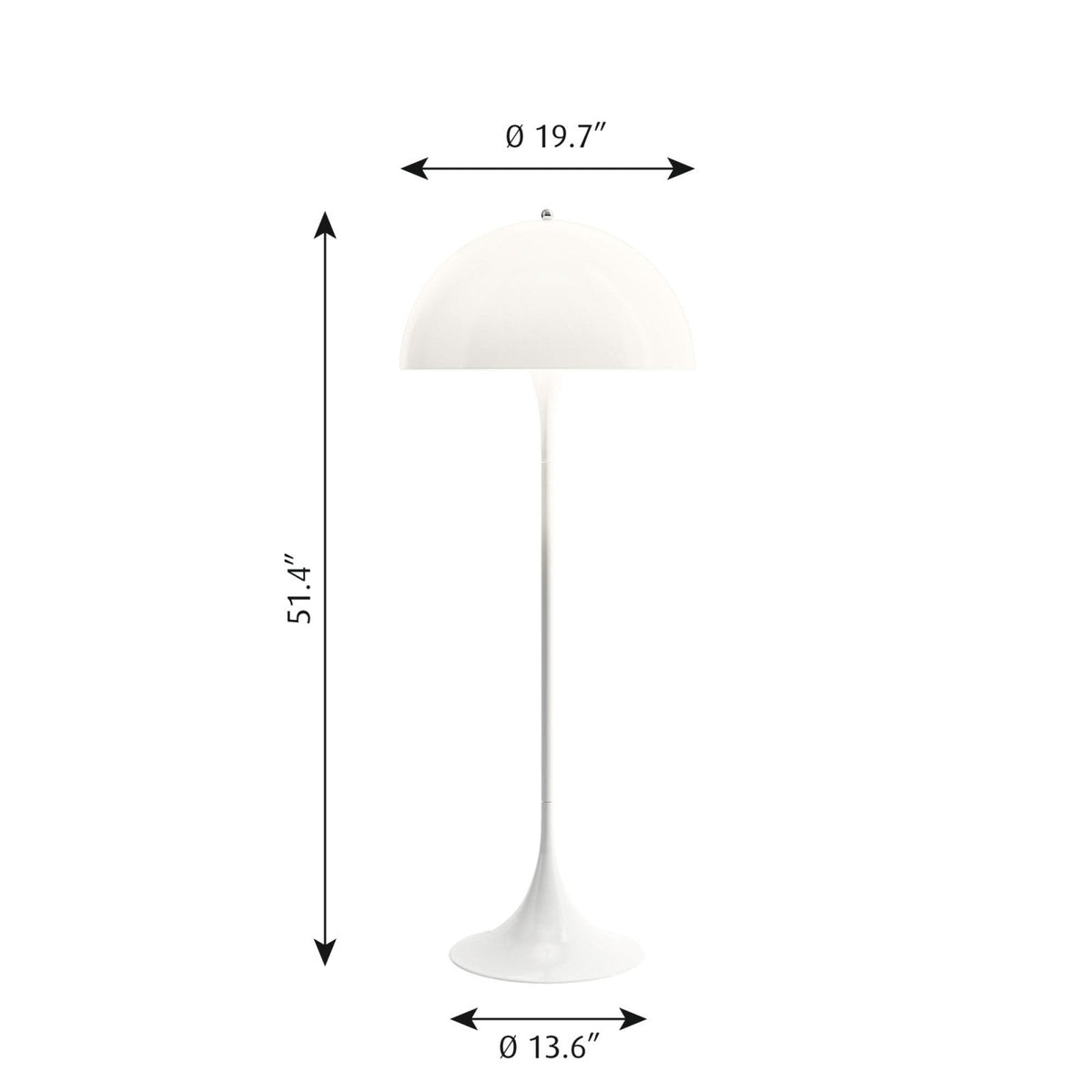 Louis Poulsen - Panthella Floor Lamp - Skandium London