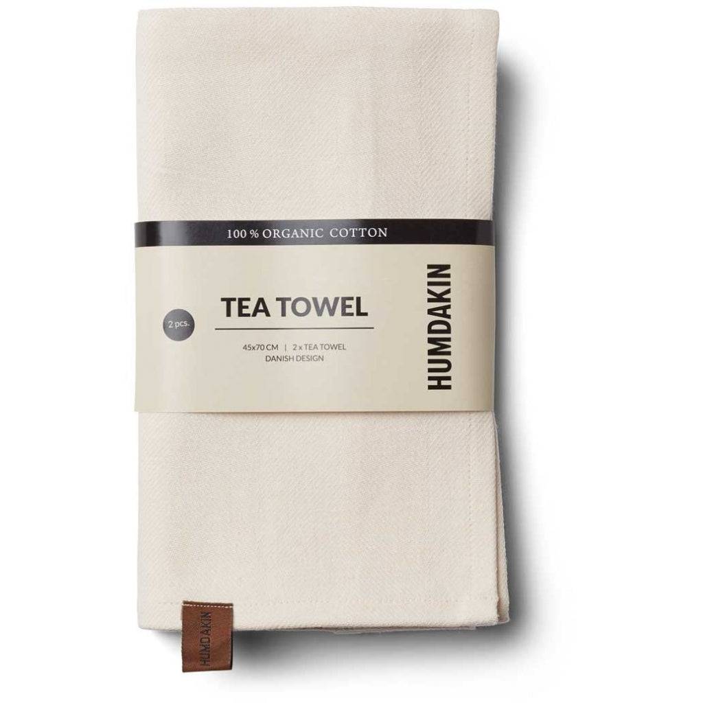 Organic tea towel - 2 pack | Humdakin | Skandium London