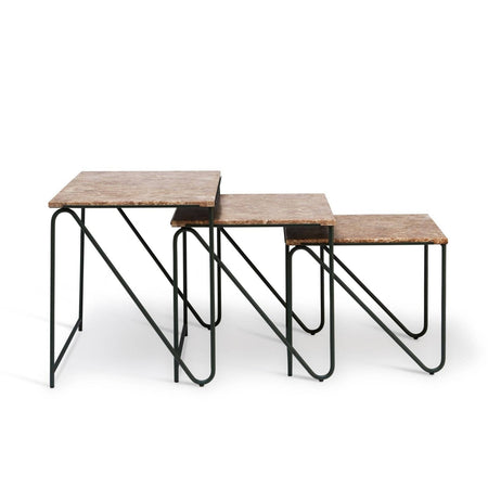 Please Wait to be Seated - Triptych Nesting tables - Skandium London
