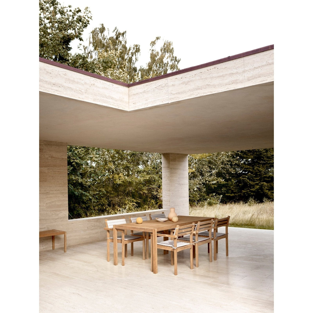 Carl Hansen - AH912 Table Bench - untreated teak - Skandium London