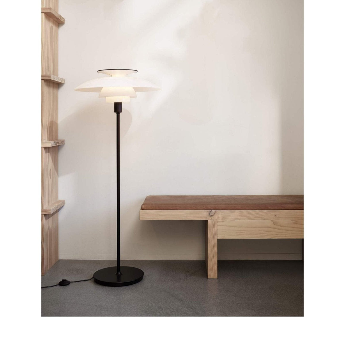 Louis Poulsen - PH 80 Floor Lamp - white opal acrylic - Skandium London