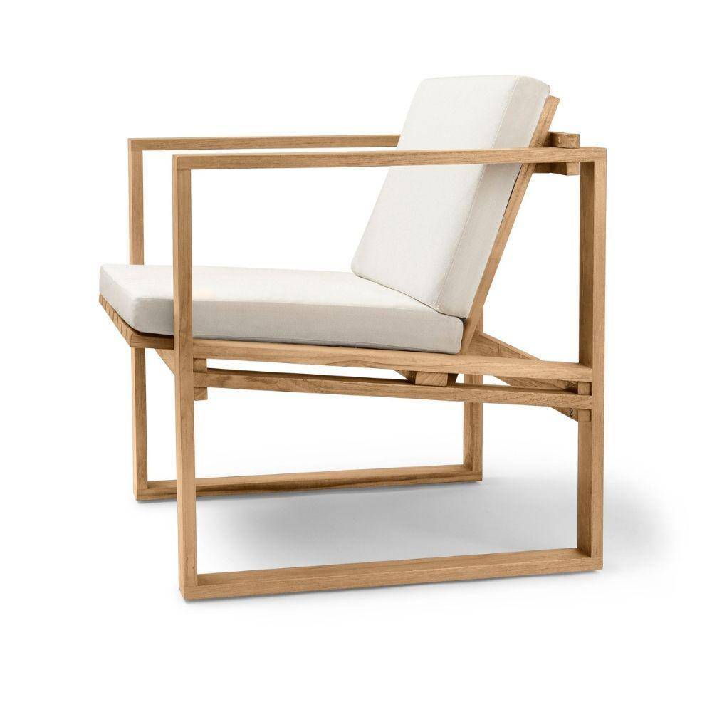 Carl Hansen - BK11 Lounge chair - untreated teak - Skandium London