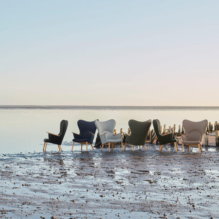 Carl Hansen - CH78 Mama Bear Lounge Chair with headrest - Skandium London