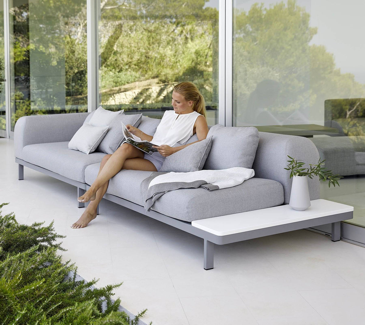 Cane-line - Space Sofa 2-seater module sofa - Skandium London