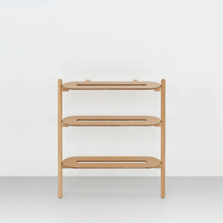 Heel Bar Shoe Tidy - Oak | Wireworks | Skandium London