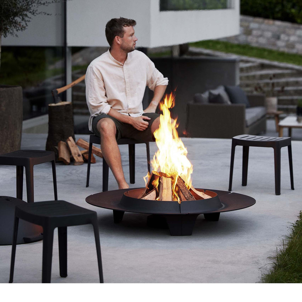 Ember Fire Pit | Large | Cane-line | shop at Skandium London