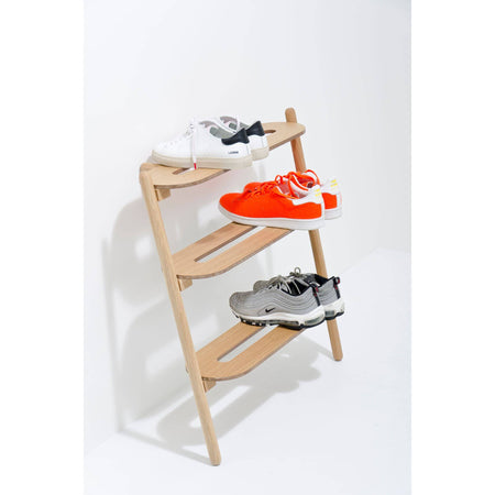 Heel Bar Shoe Tidy - Oak | Wireworks | Skandium London