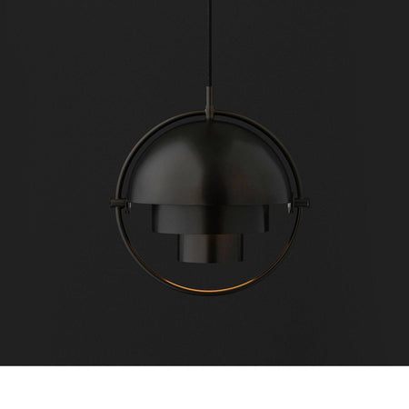 Gubi - Multi-Lite Pendant Light, Black Brass - Skandium London