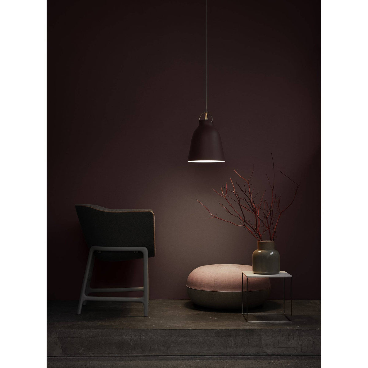Fritz Hansen Lighting - Caravaggio pendant lamp matt tones - Skandium London