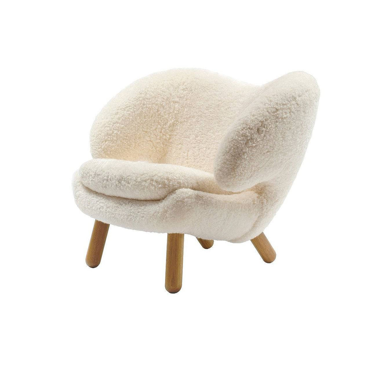 House of Finn Juhl - Pelican Lounge Chair - Sheepskin - Skandium London
