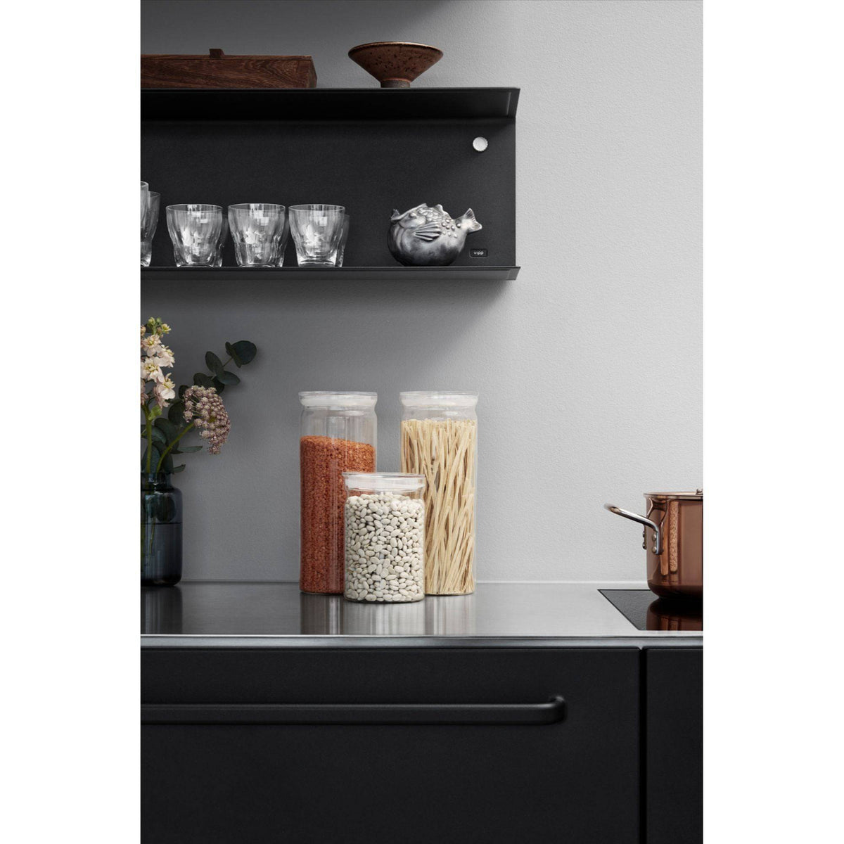 Vipp - VIPP255 - Glass Canister 1,7L - Skandium London