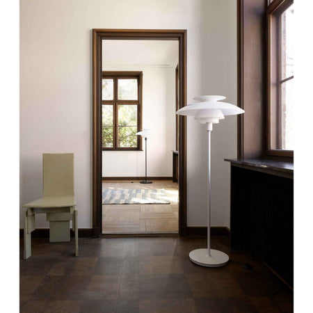 Louis Poulsen - PH 80 Floor Lamp - white opal acrylic - Skandium London