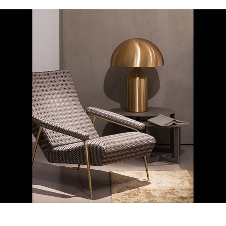 Atollo table lamp, Gold | Oluce | Skandium London
