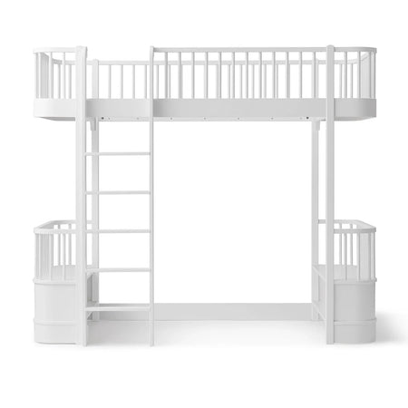 Oliver Furniture - Wood Loft bed, 90x200cm - Skandium London