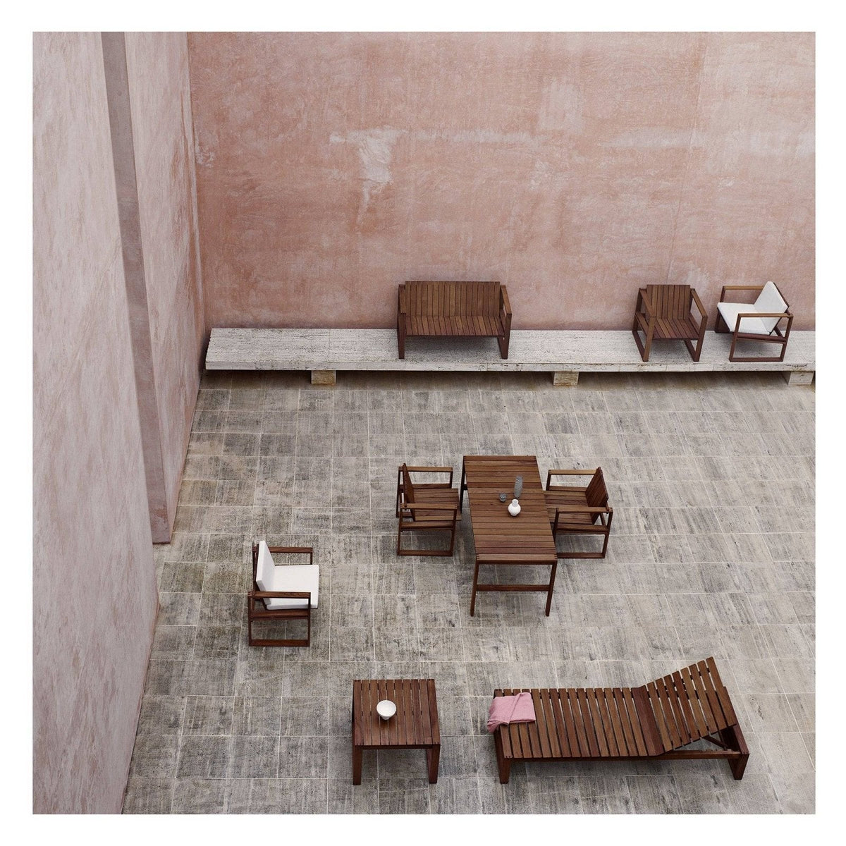 Carl Hansen - BK11 Lounge chair - untreated teak - Skandium London