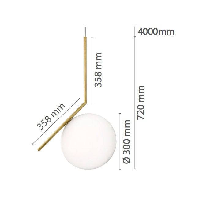 Flos - IC S2 pendant lamp - Skandium London