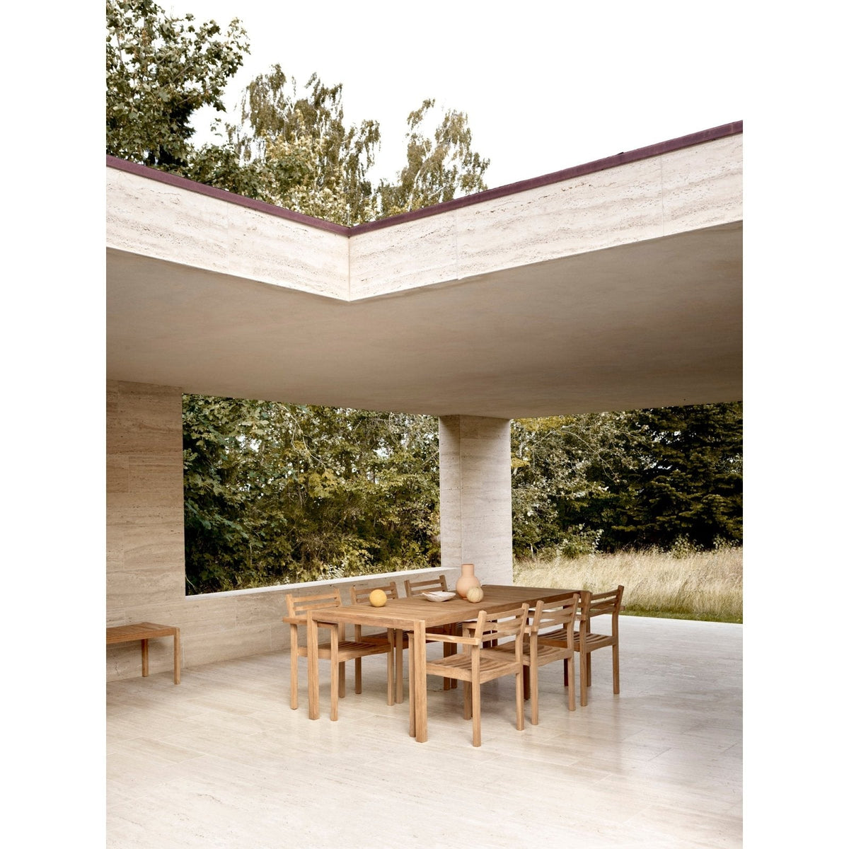 Carl Hansen - AH912 Table Bench - untreated teak - Skandium London