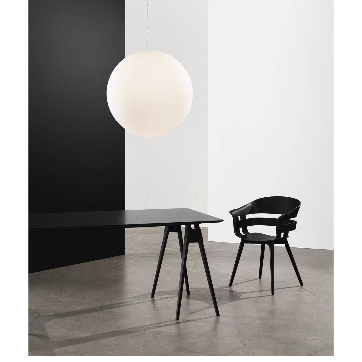 Design House Stockholm - Luna lamp - opaque glass - Skandium London