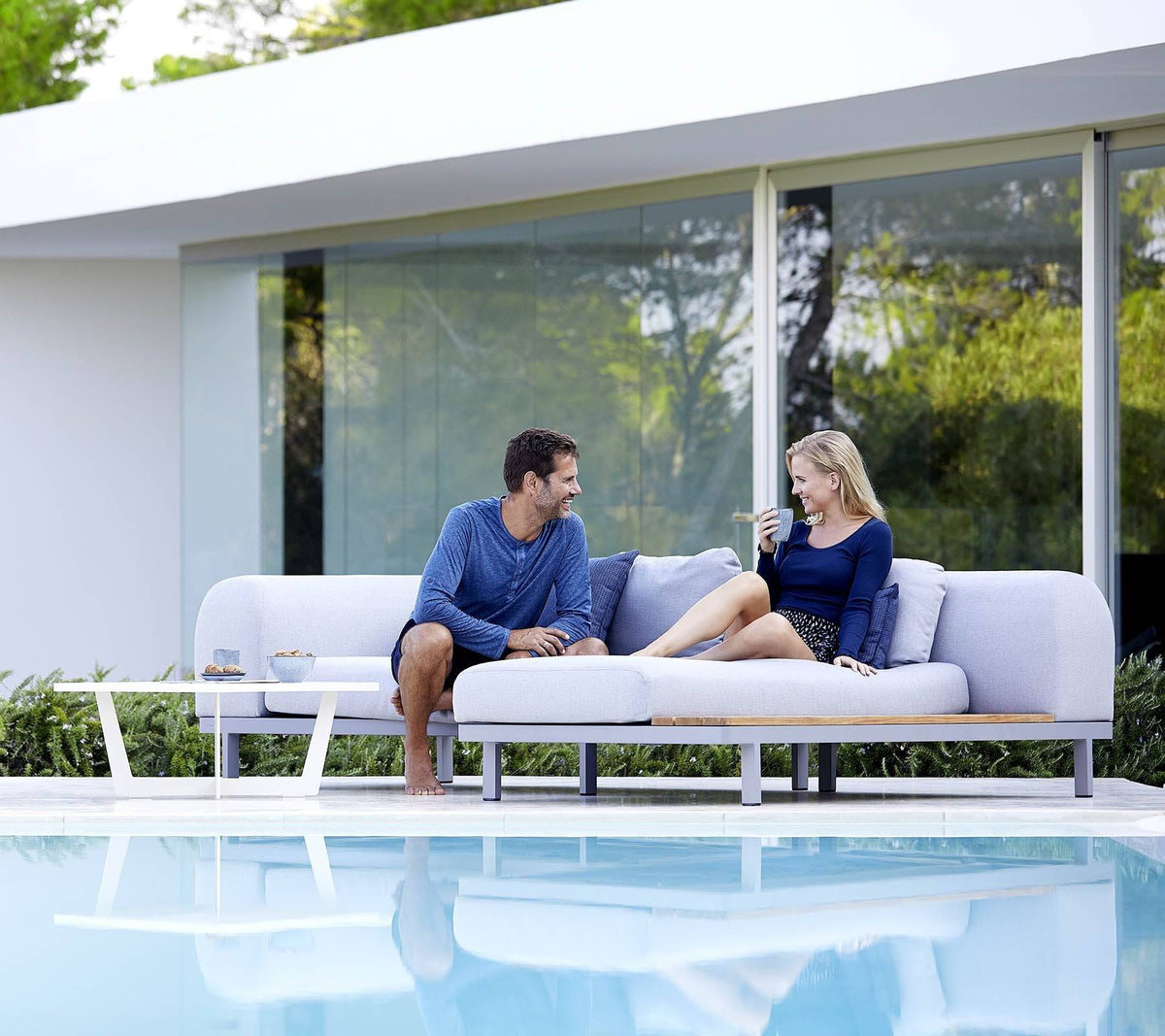 Cane-line - Space Sofa 2-seater module sofa - Skandium London