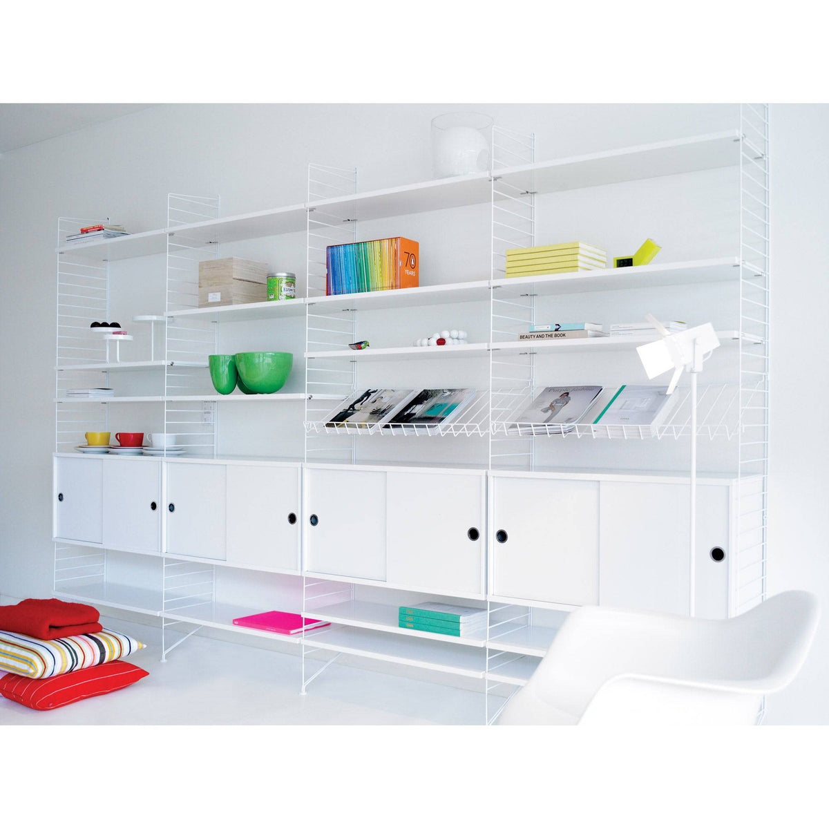 String - Magazine Shelf - Wire - Skandium London