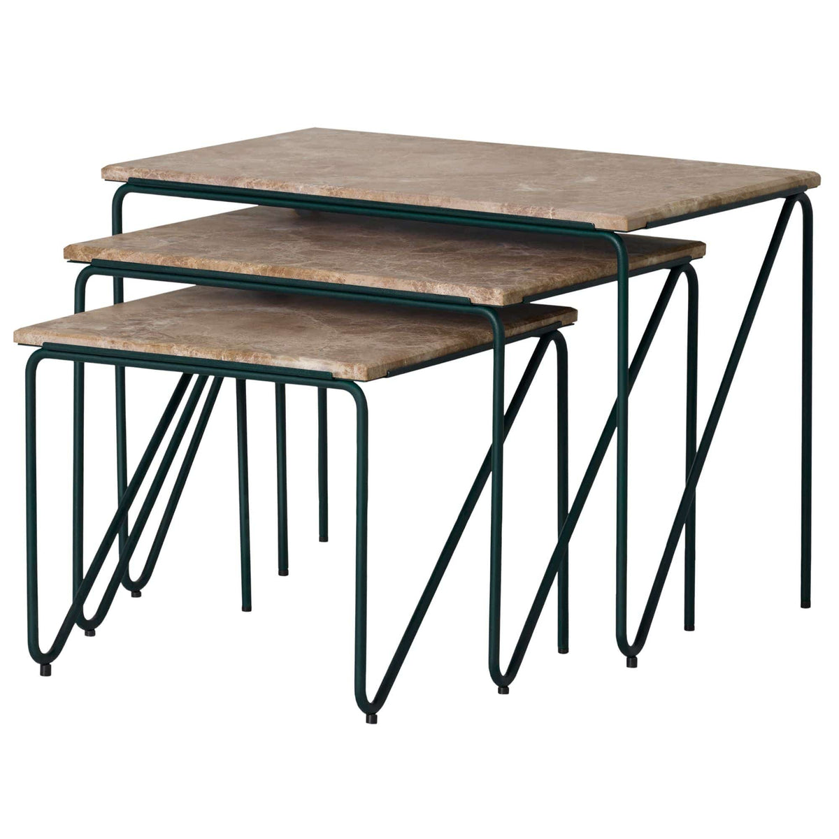 Please Wait to be Seated - Triptych Nesting tables - Skandium London