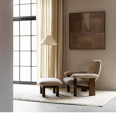 Audo (Menu) - Brasilia Lounge Chair - Sheepskin - Skandium London