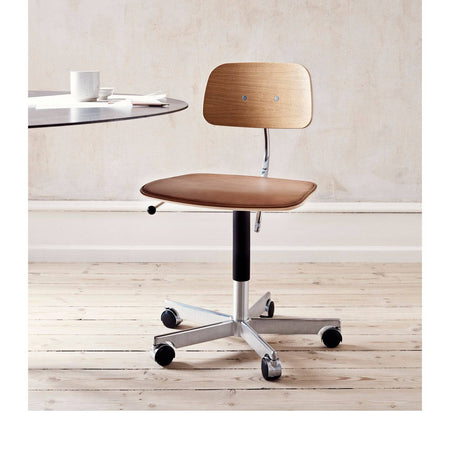 Montana - Kevi 2533 Office Chair with Leather Seat - Skandium London