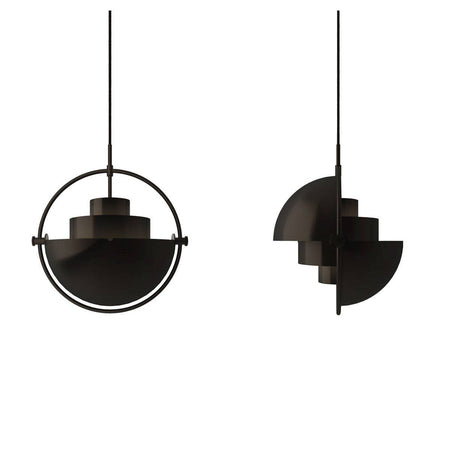 Gubi - Multi-Lite Pendant Light, Black Brass - Skandium London