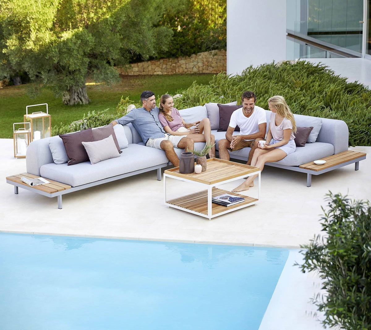 Cane-line - Space Sofa 2-seater module sofa - Skandium London