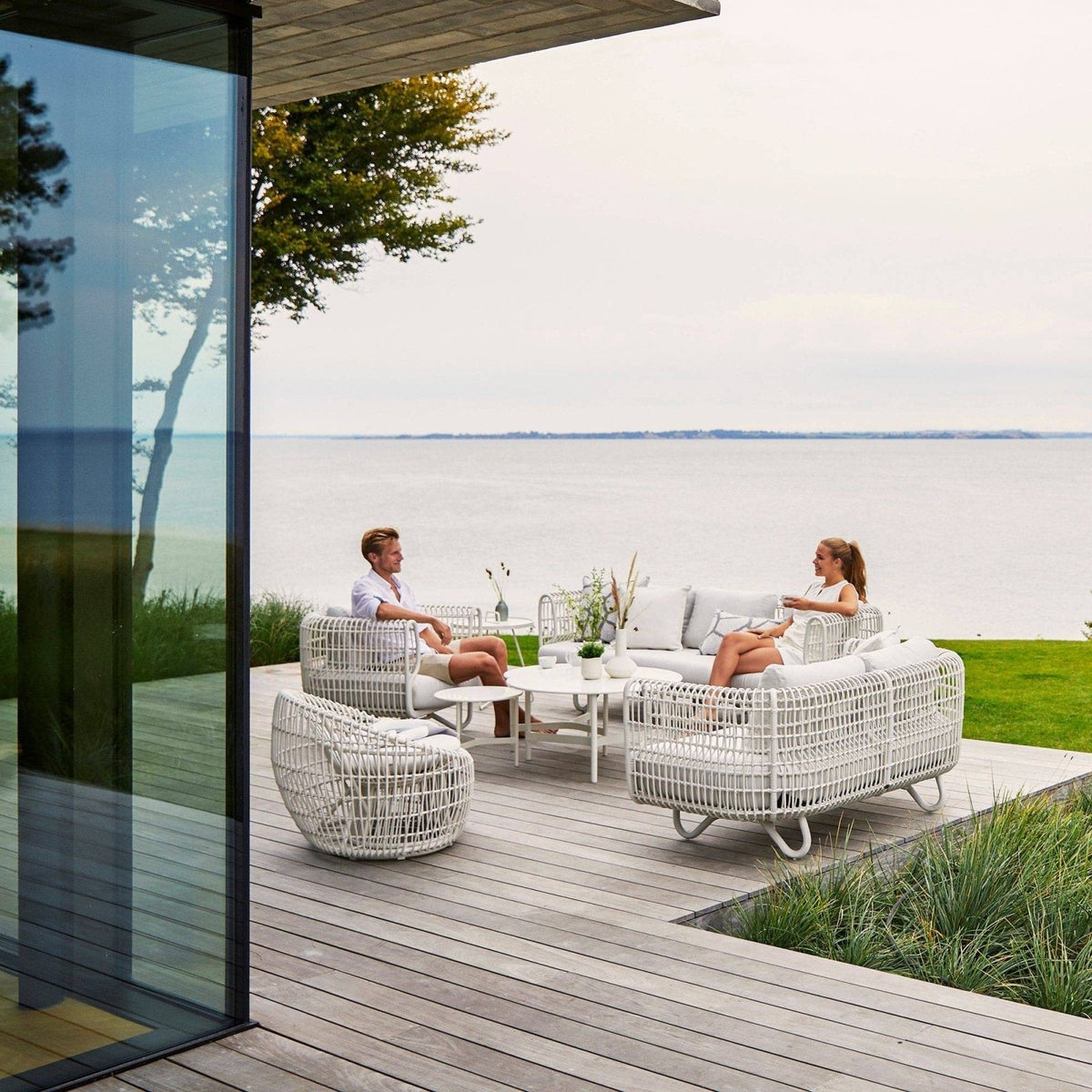 Cane-line - Nest Outdoor Sofa - 3-seater - Skandium London