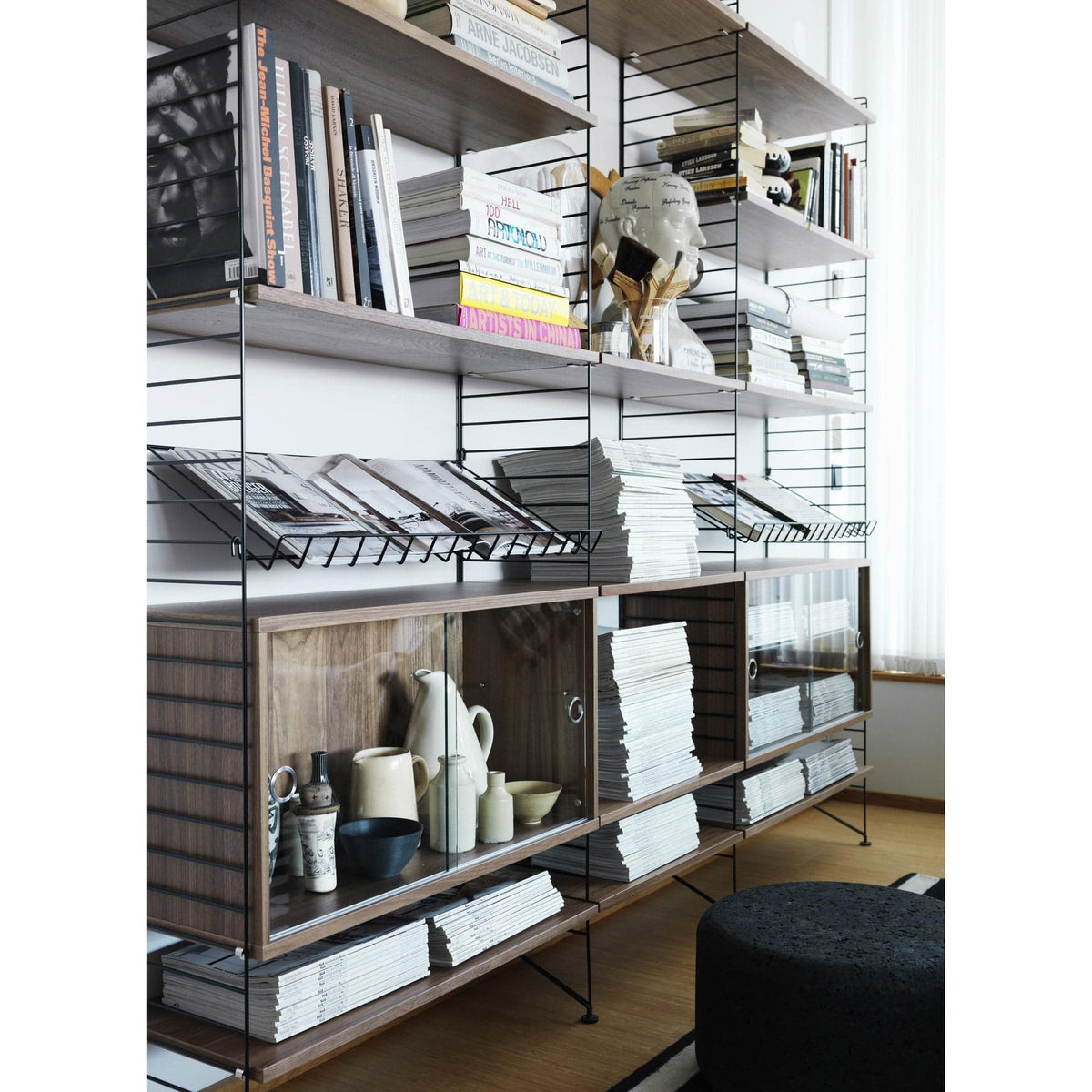 String - Magazine Shelf - Wire - Skandium London