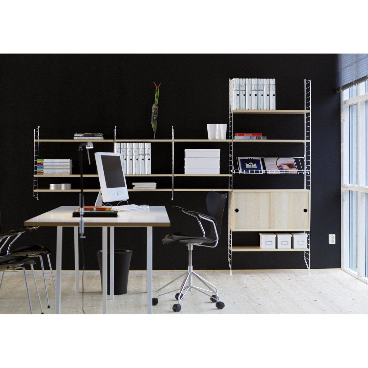 String - Magazine Shelf - Wire - Skandium London