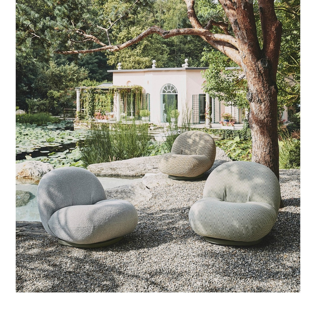 Gubi - Pacha Lounge Chair - Outdoor Swivel - Skandium London