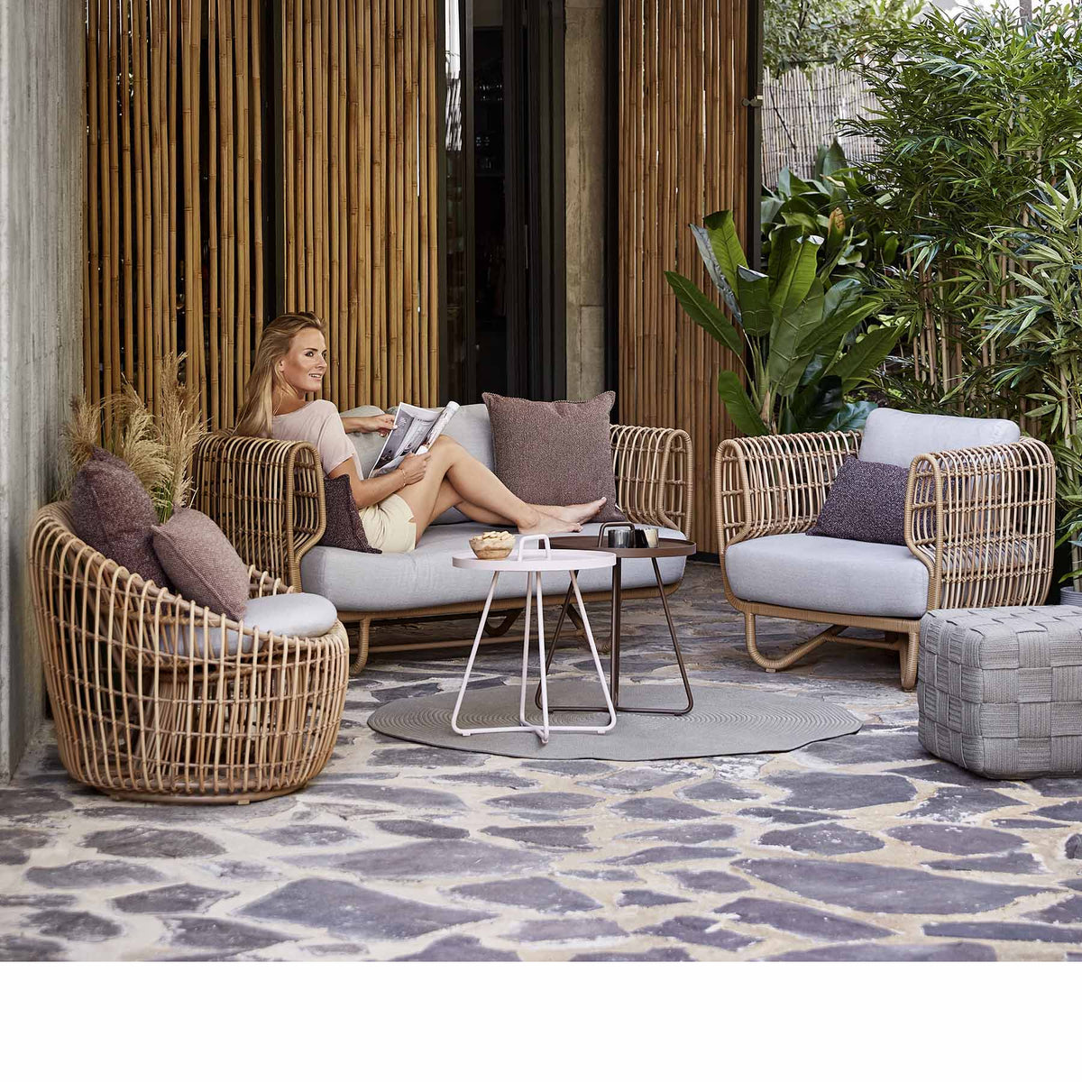 Nest Outdoor Lounge Chair | Cane-line | Skandium London