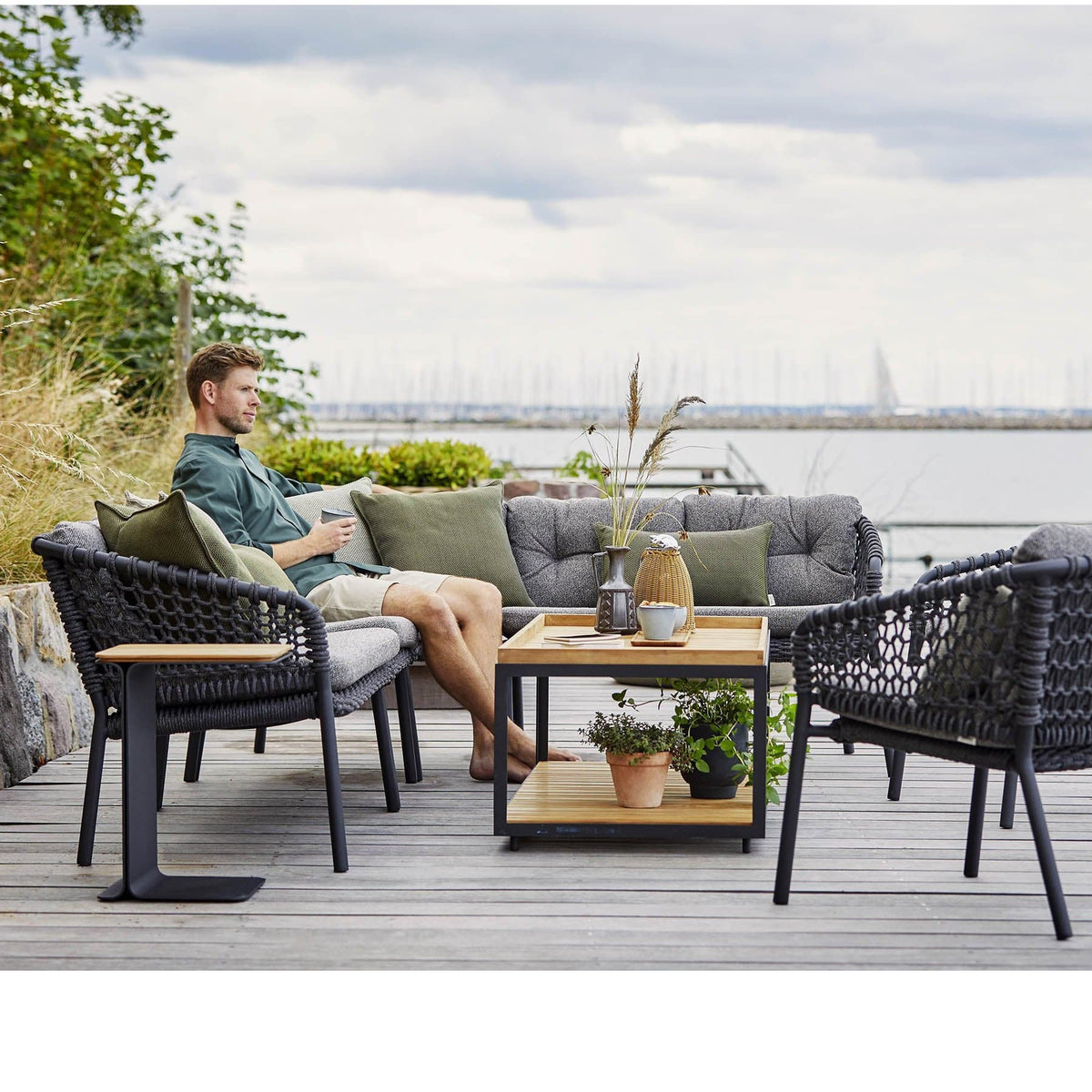 Ocean Sofa | Left Module | 2-seater | Cane-line | Skandium London